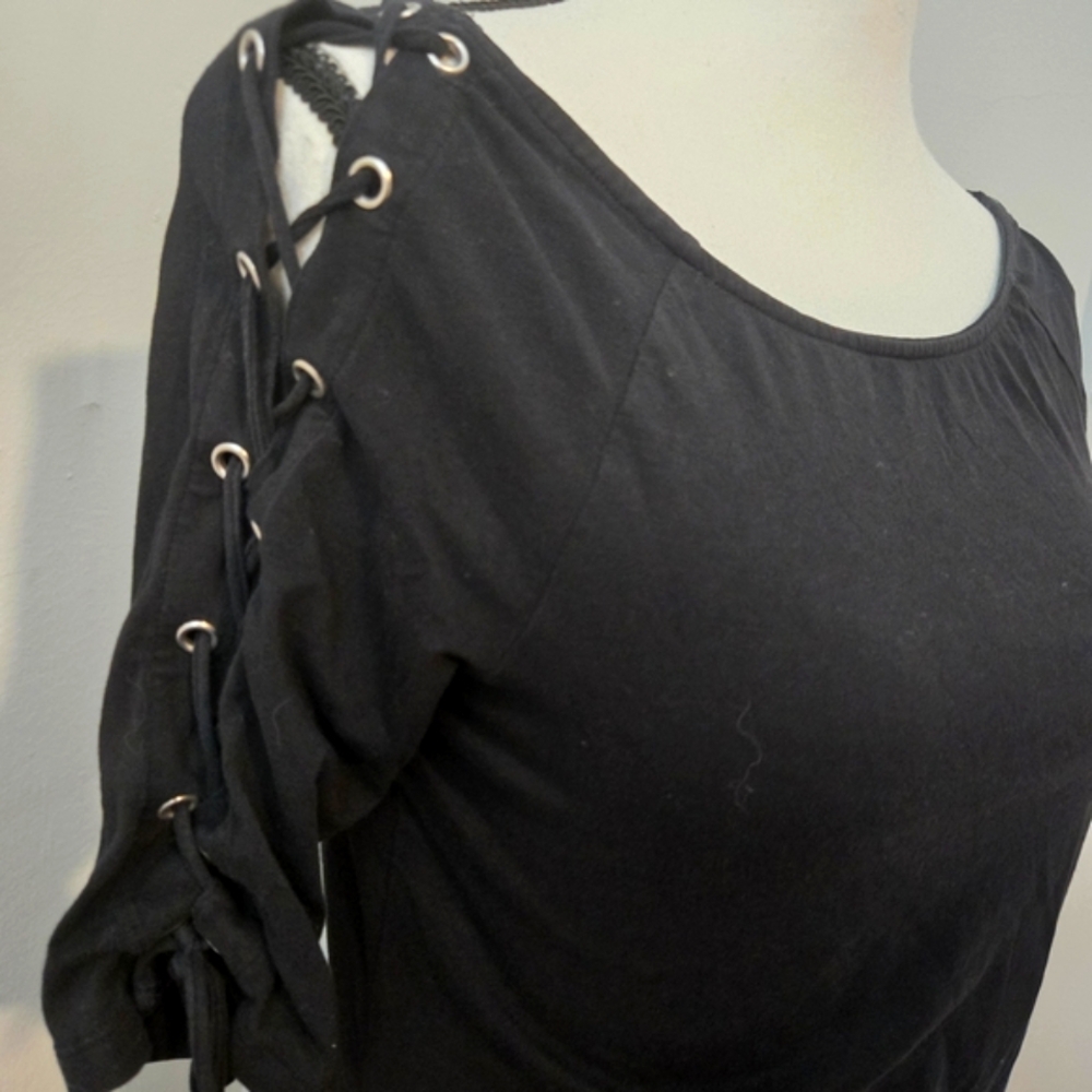 Edgy H&M Black Top